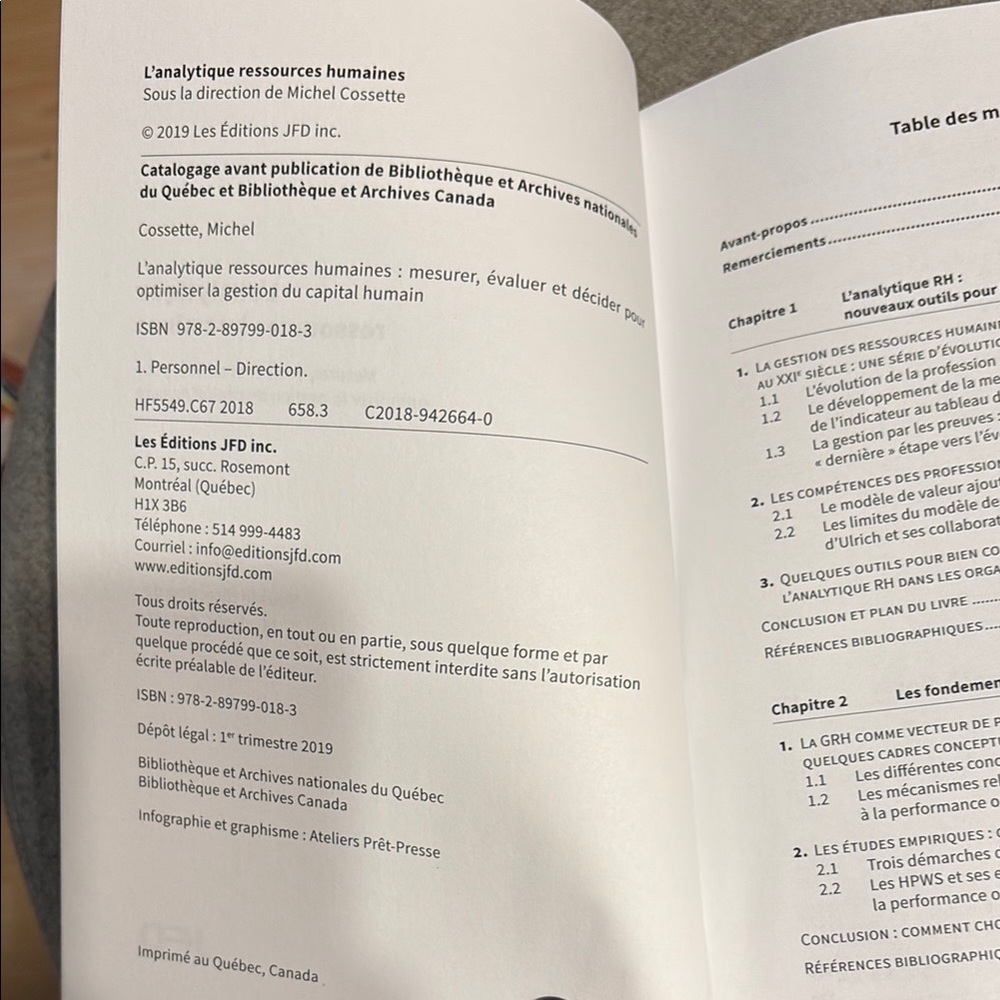 L'Analytique Ressources Humaines par Miche Cossette - Picture 4 of 10